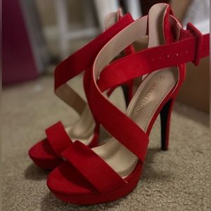 Red Dream Pairs 1” Platform Shoes